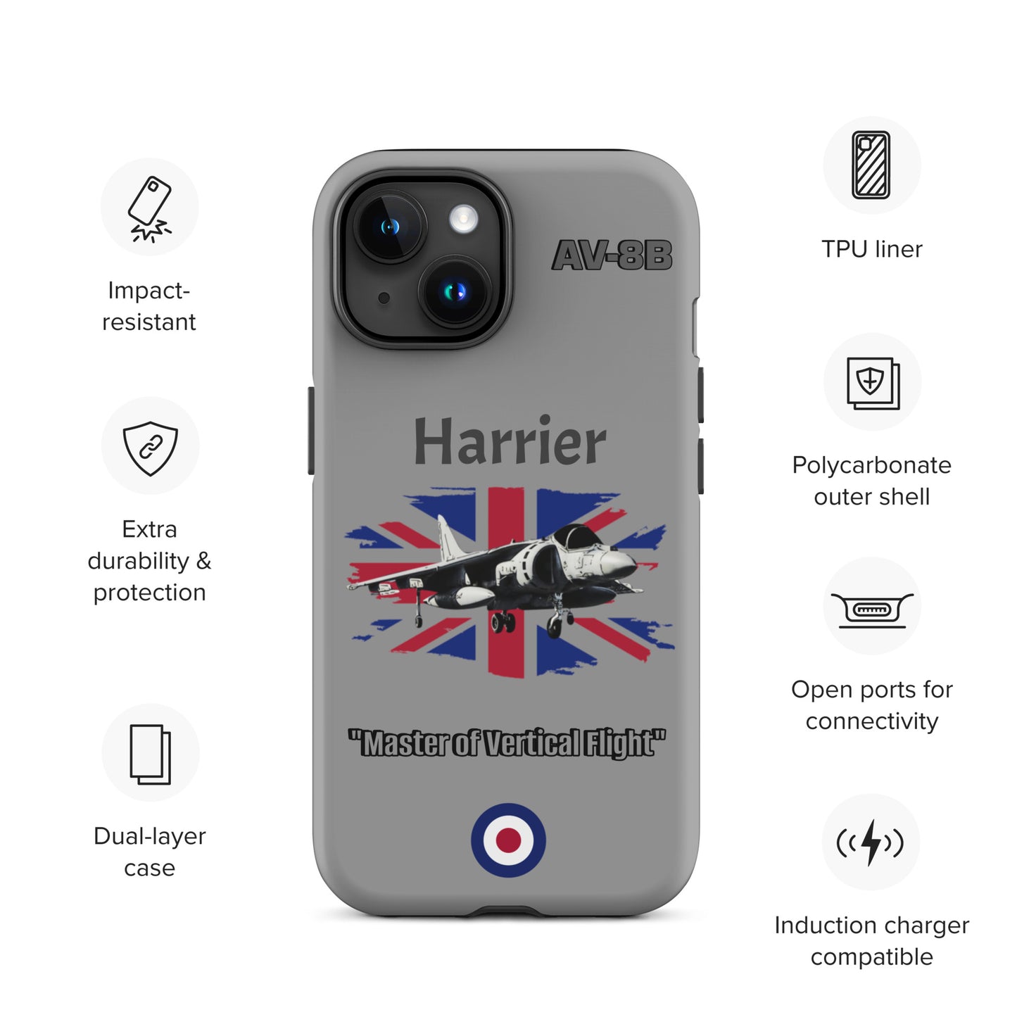 British Harrier Patriot iPhone Case
