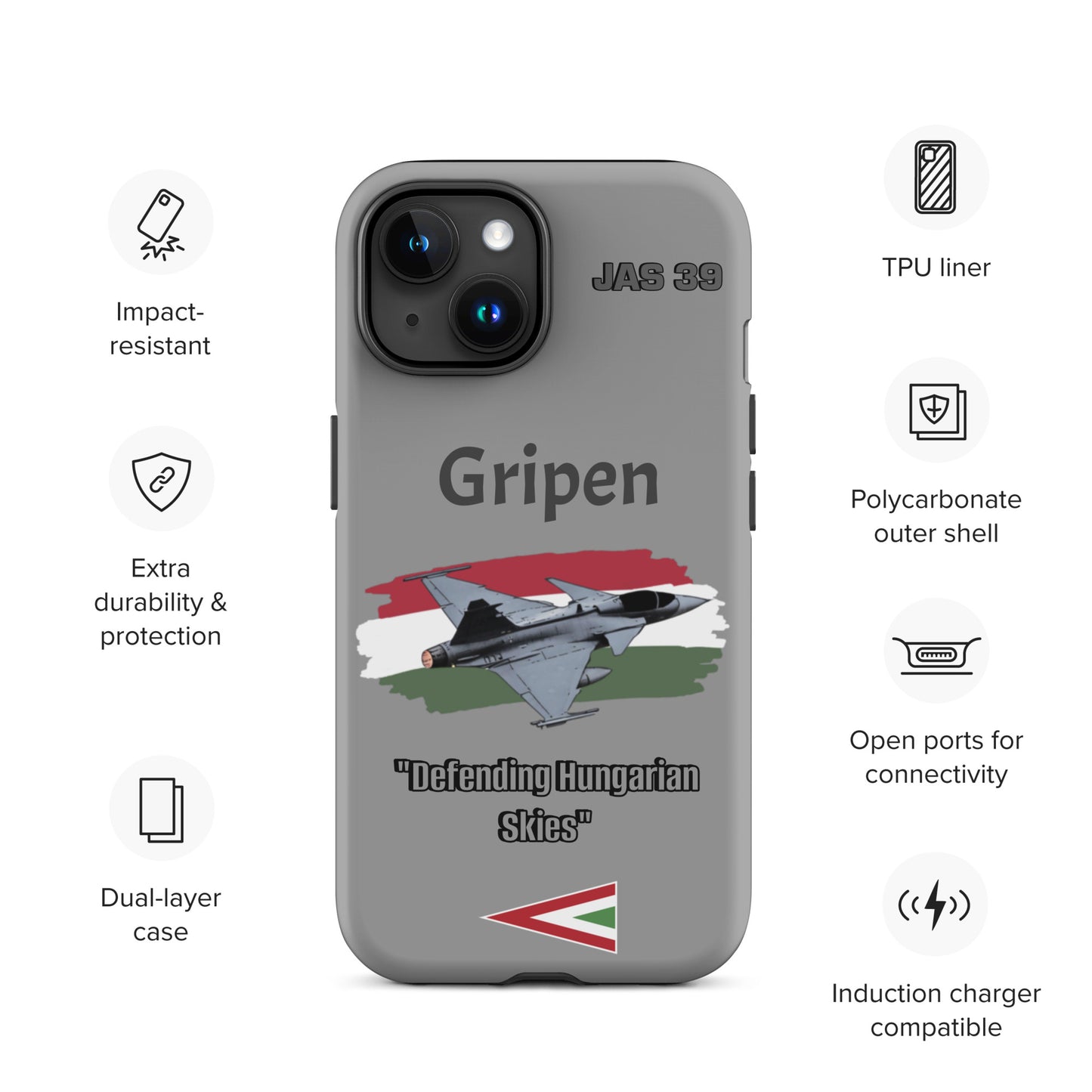 Hungarian Gripen Patriot iPhone Case