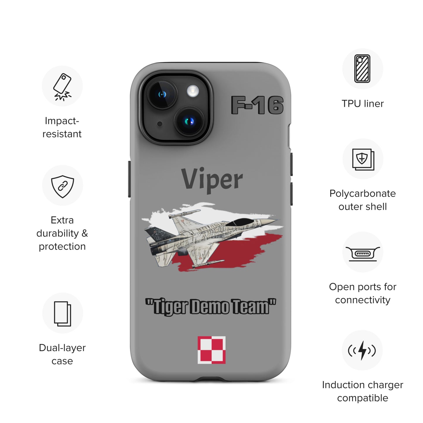 Poland Tiger Demo Team iPhone Case