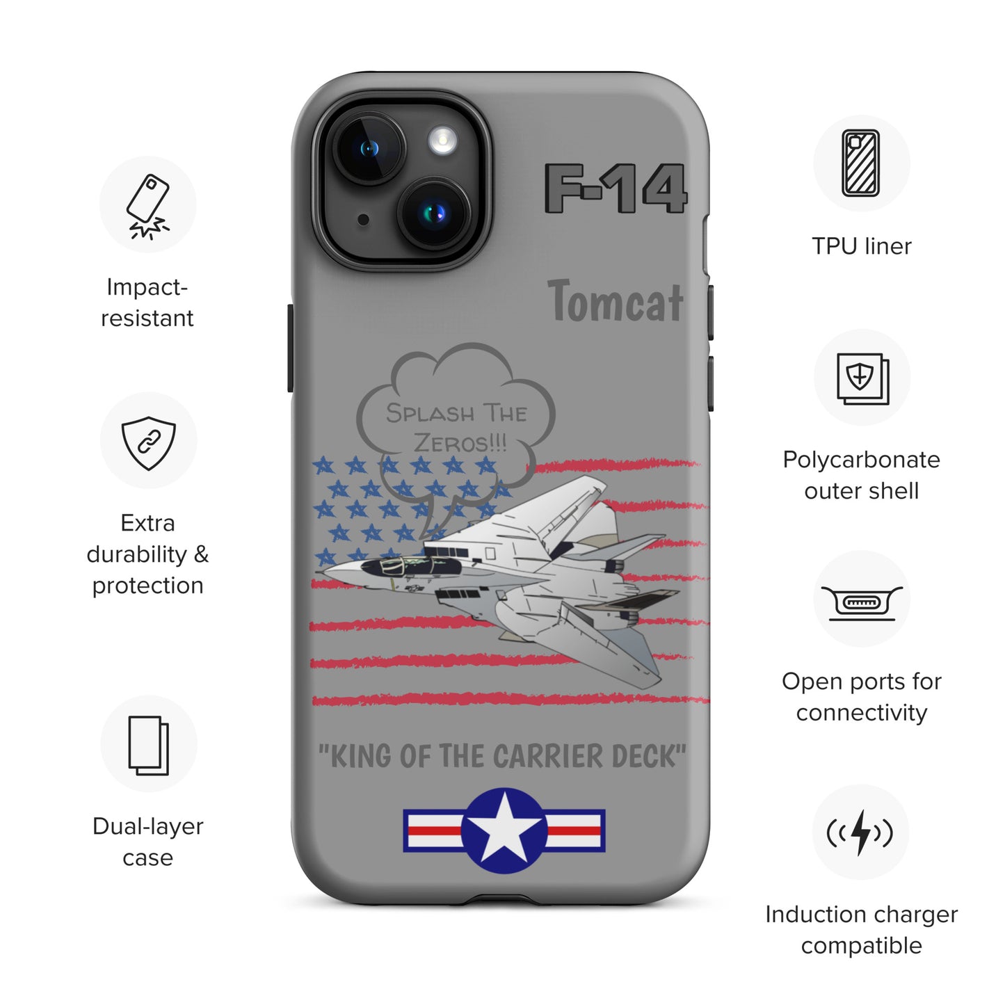 Patriot Tomcat iPhone Case