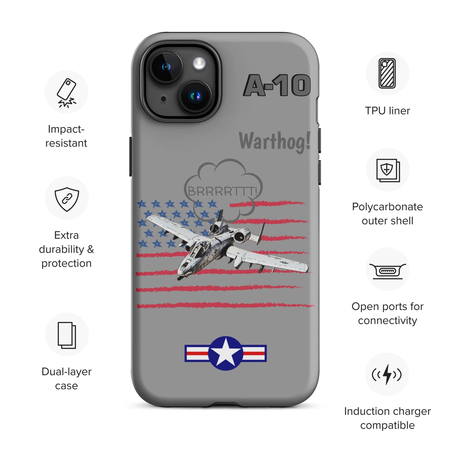 PatriotWarthog iPhone Case (Without Quotes)