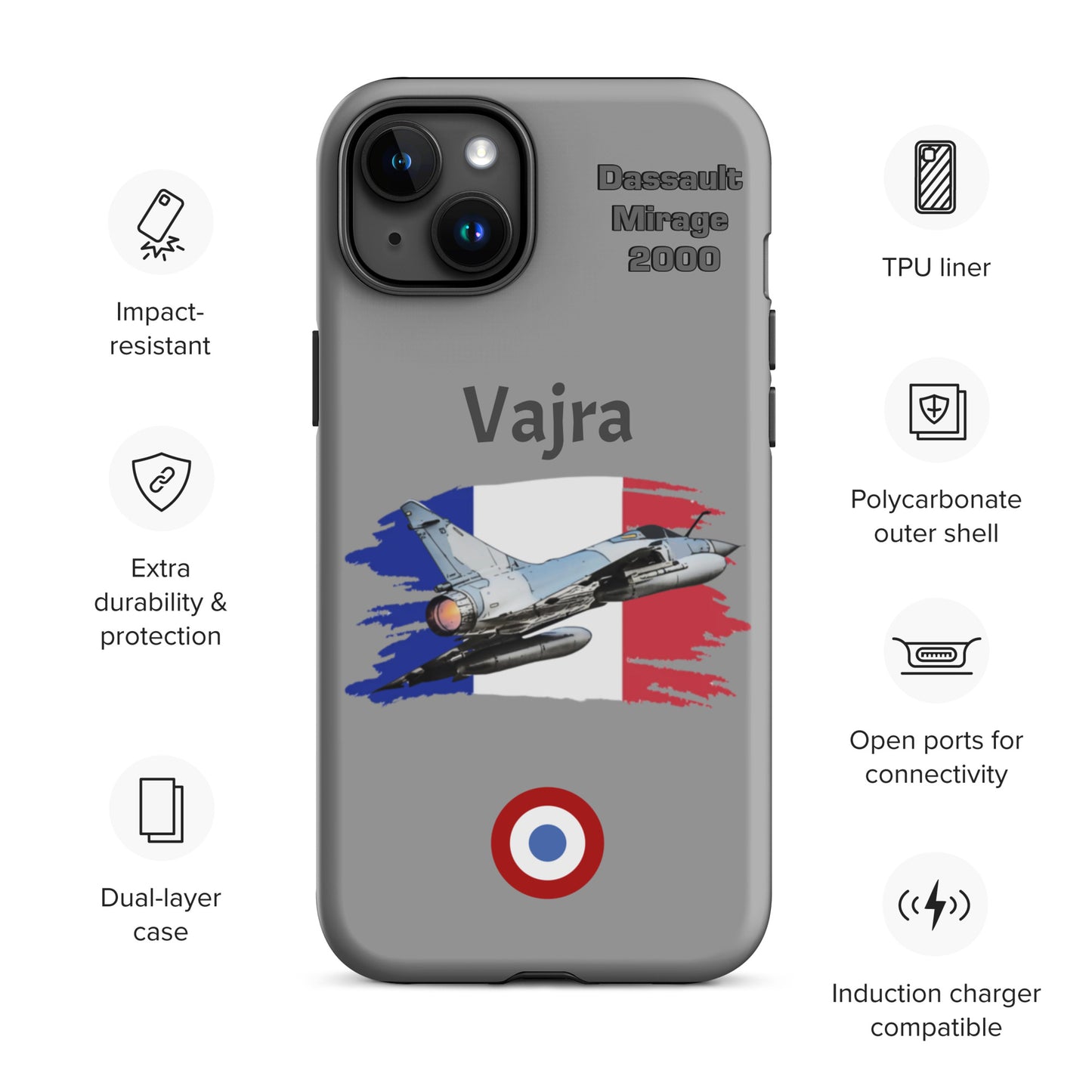 Mirage Patriot iPhone Case (Without Quotes)