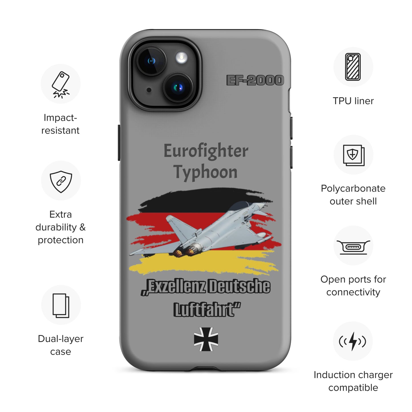 German Typhoon Patriot iPhone Case