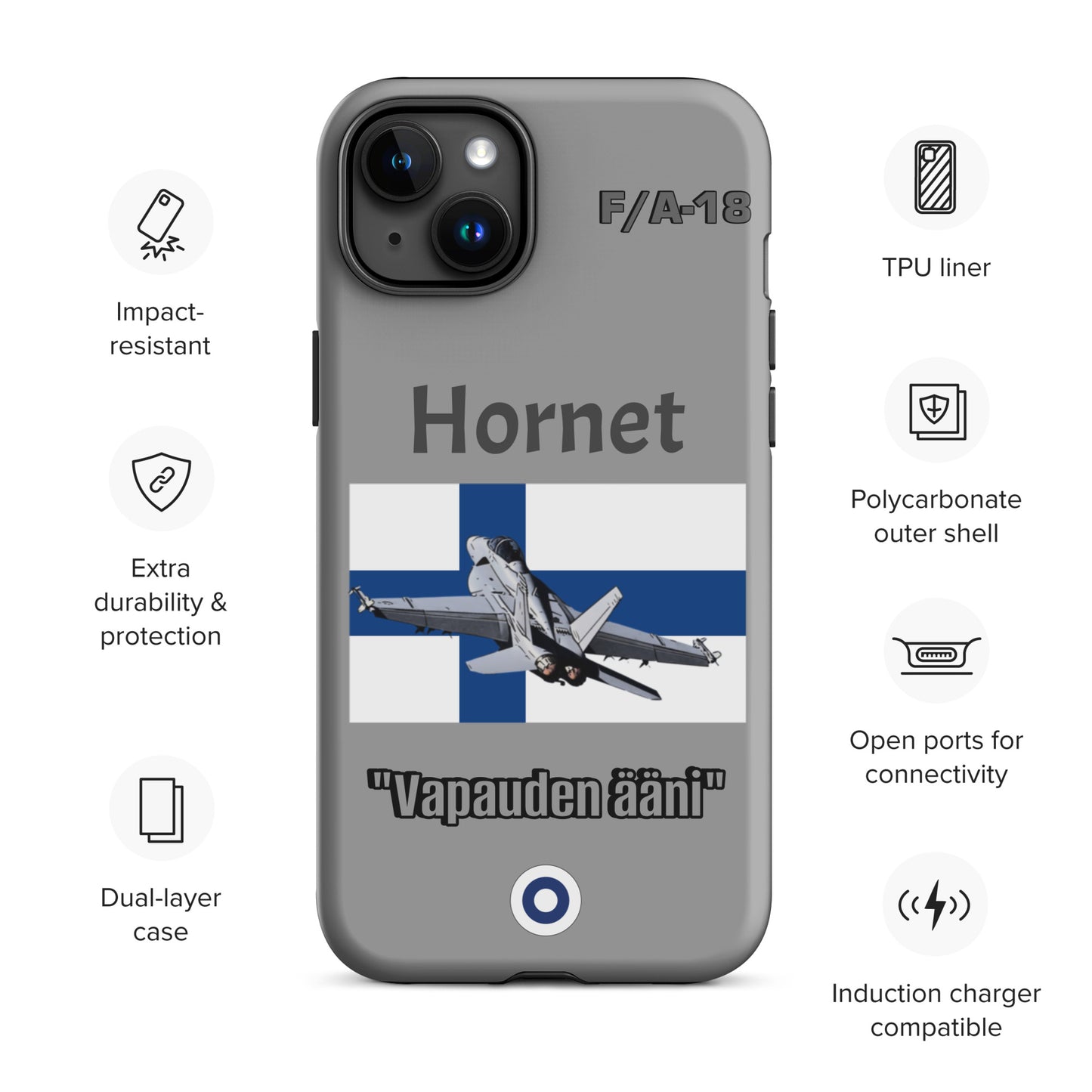 Finnish Hornet Patriot iPhone Case