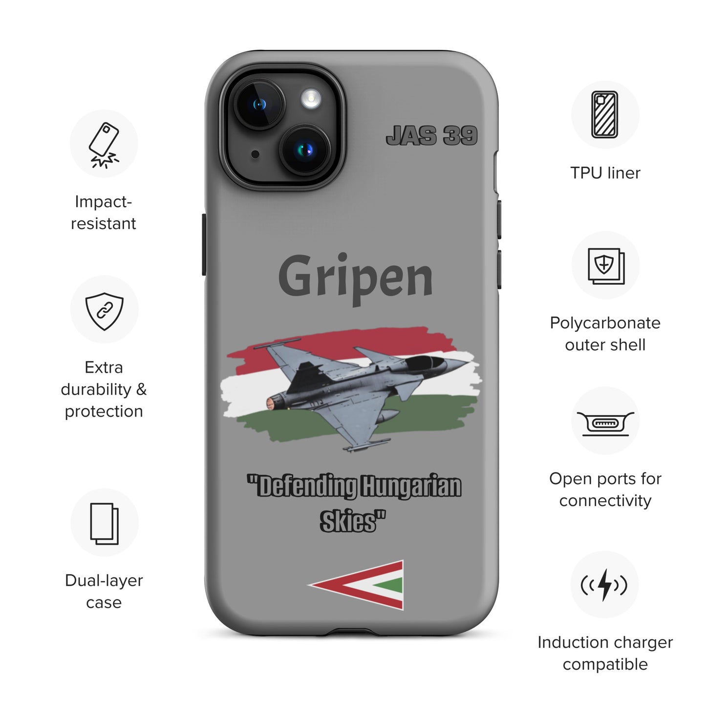 Hungarian Gripen Patriot iPhone Case