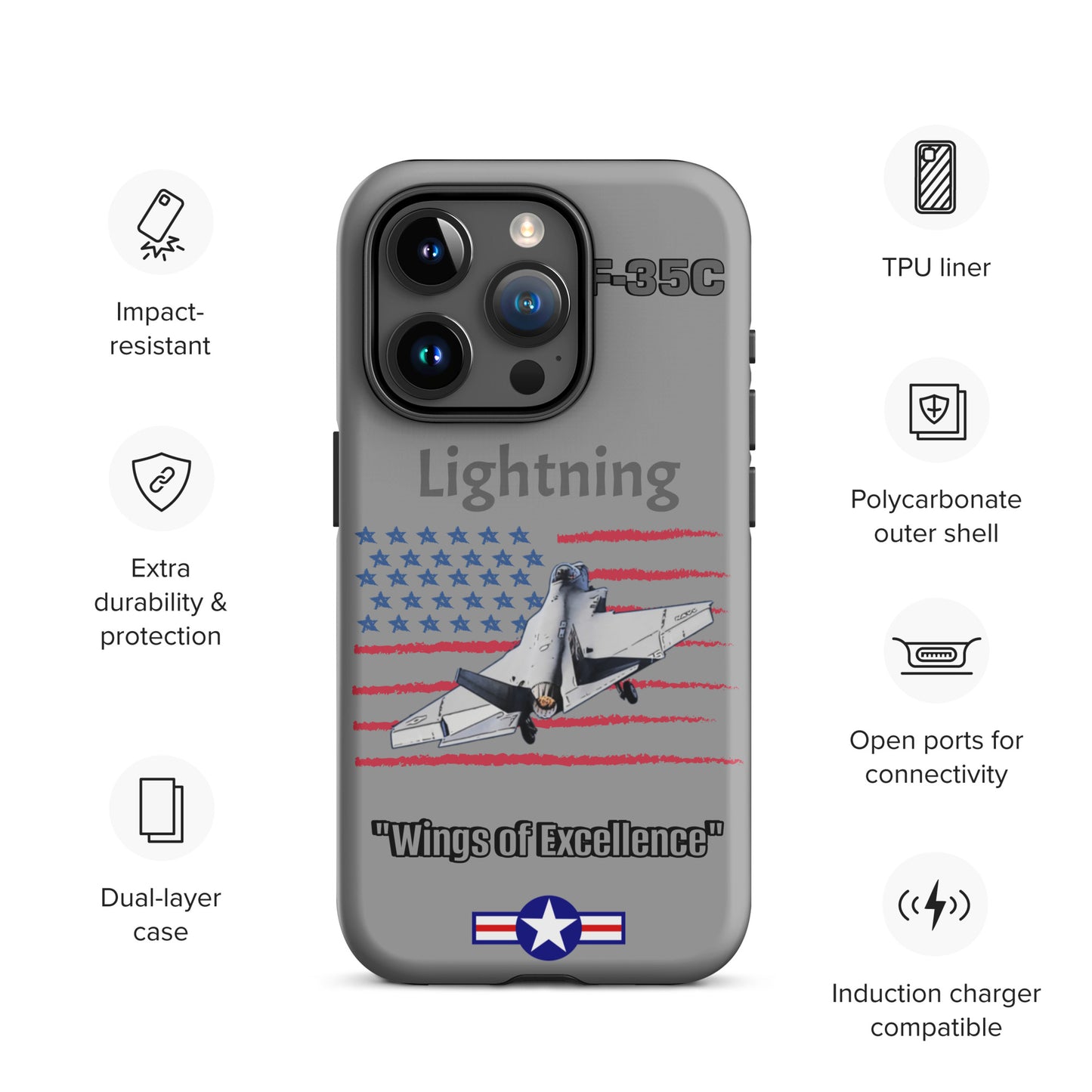 Wings Of Excellence iPhone Case