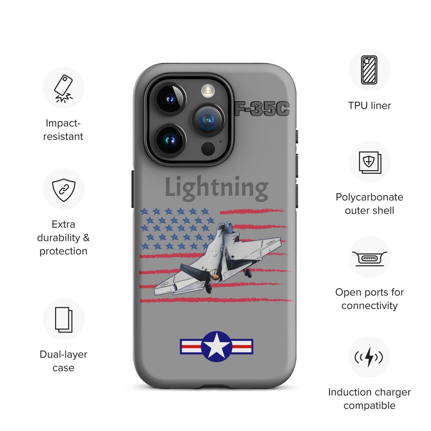 Wings Of Excellence iPhone Case (Without Quotes)