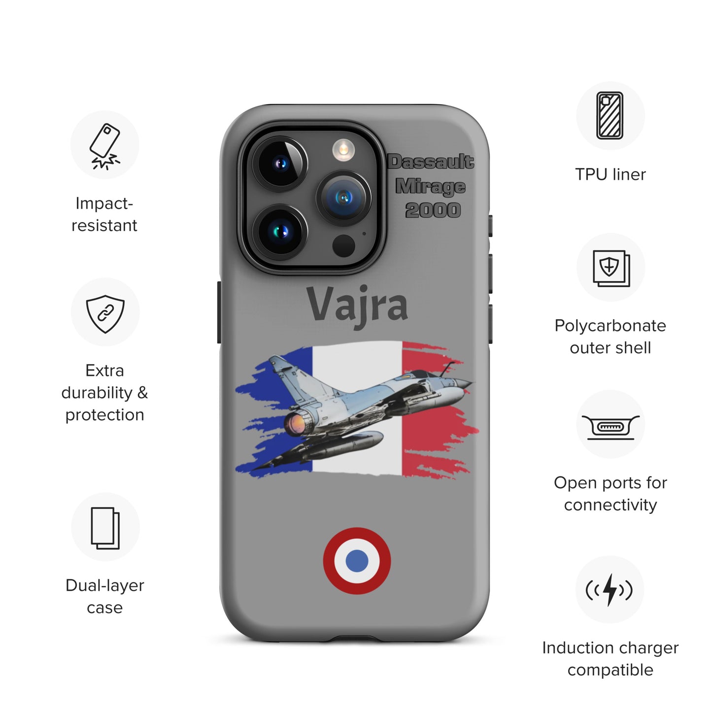 Mirage Patriot iPhone Case (Without Quotes)
