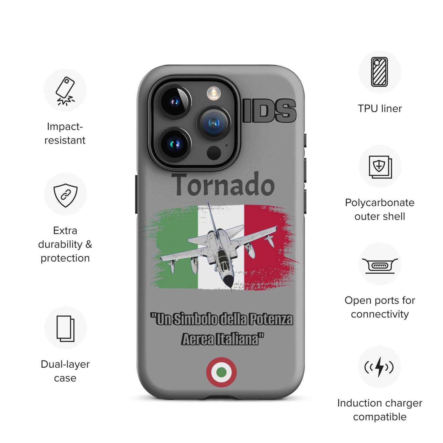 Italian Tornado Patriot iPhone Case
