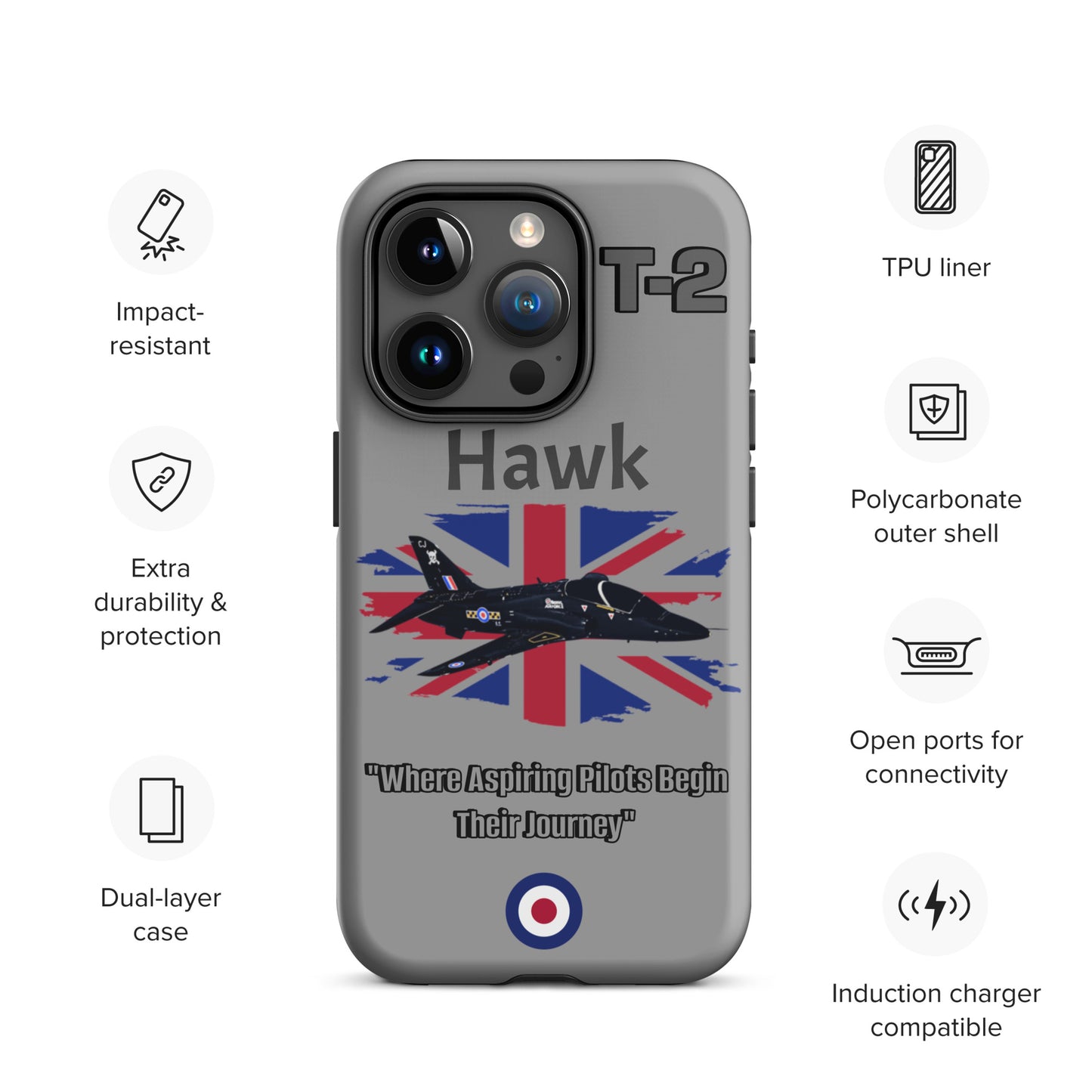 Hawk Patriot iPhone Case