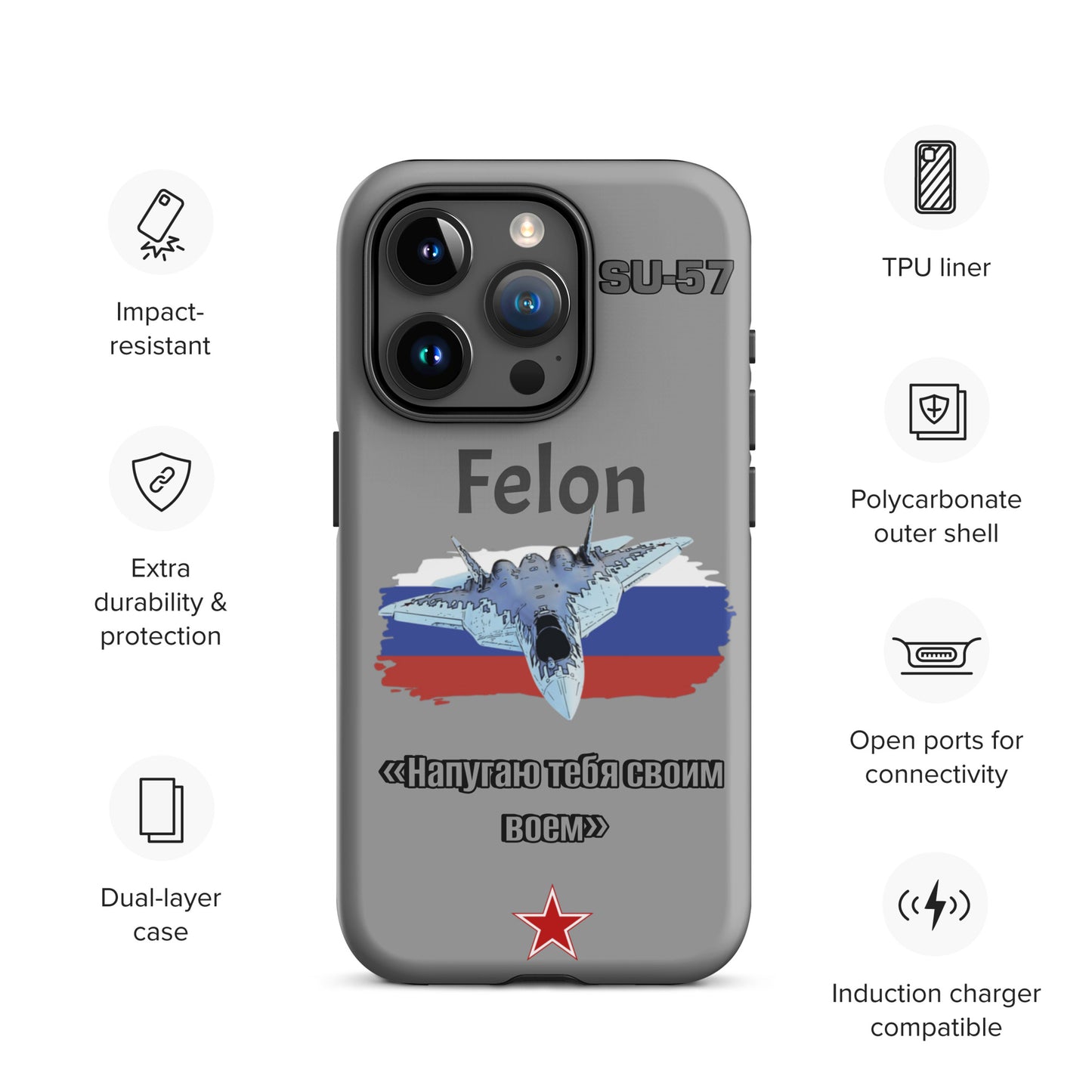 Felon Patriot iPhone Case