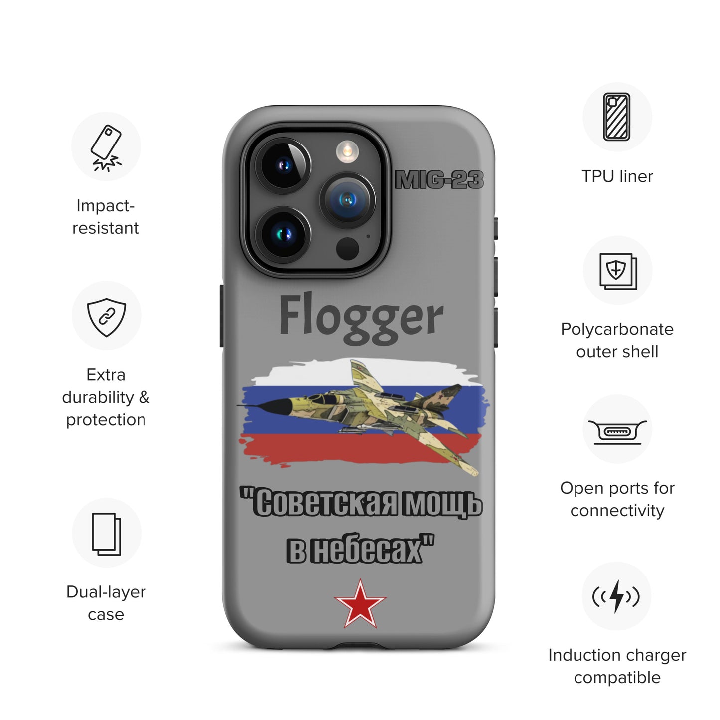 Flogger Patriot iPhone Case
