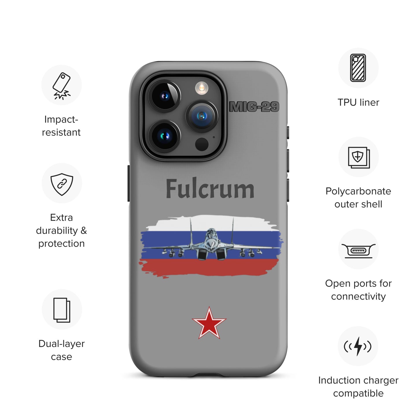 Fulcrum Patriot iPhone Case (Without Quotes)