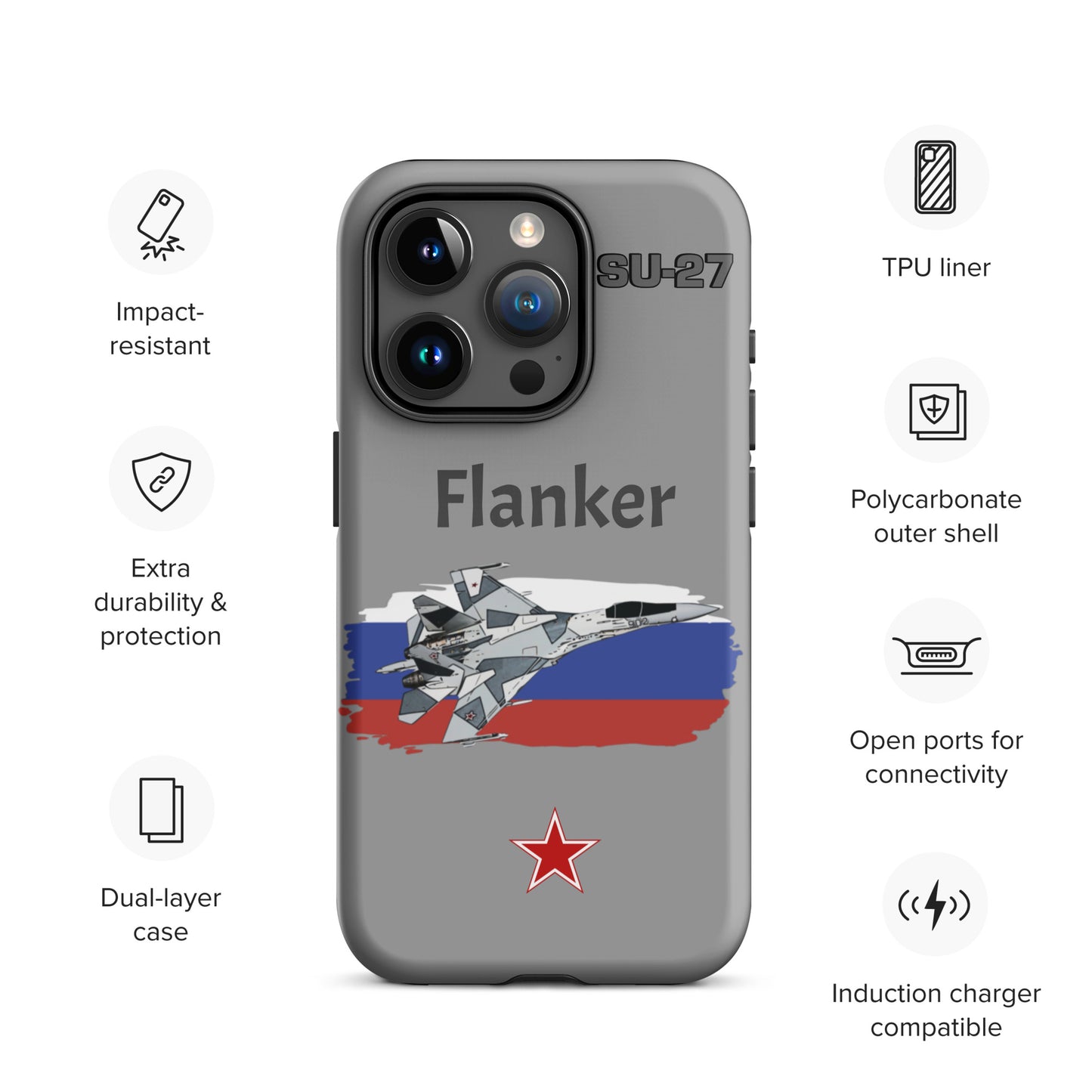 Flanker Patriot iPhone Case (Without Quotes)