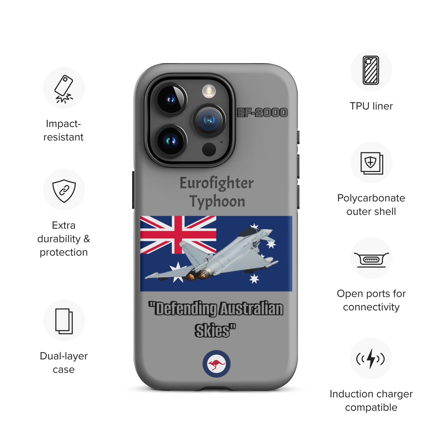 Australian Typhoon Patriot iPhone Case
