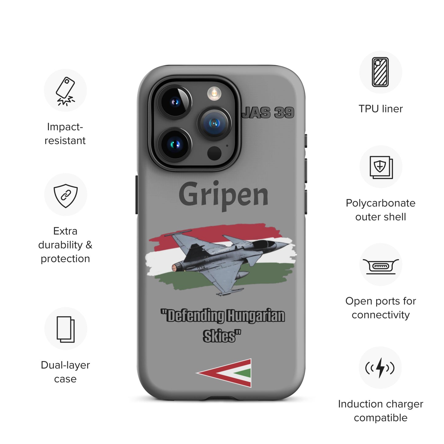 Hungarian Gripen Patriot iPhone Case