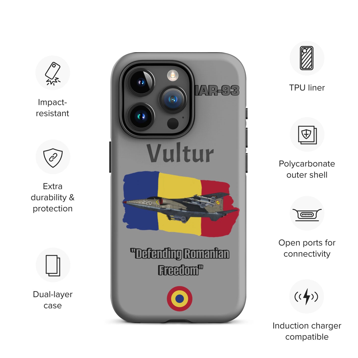 Vultur Patriot iPhone Case