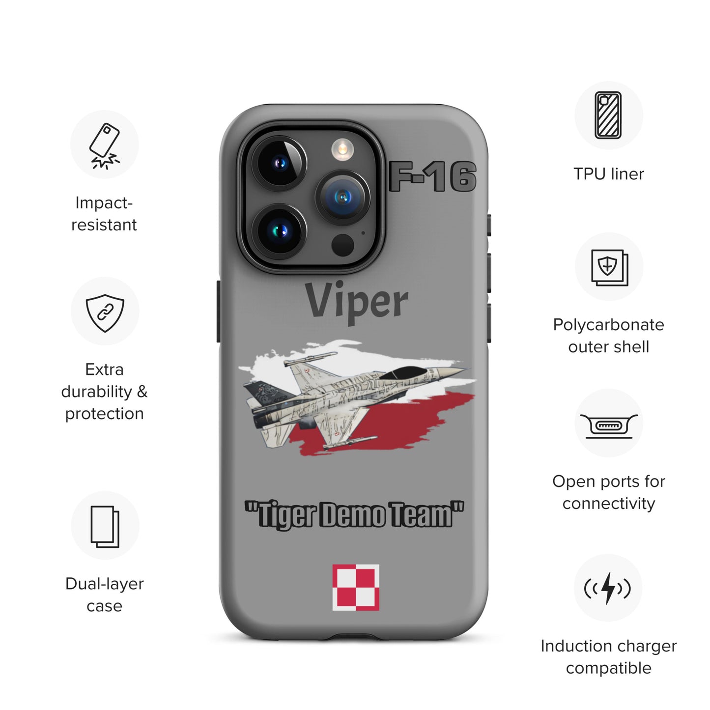 Poland Tiger Demo Team iPhone Case