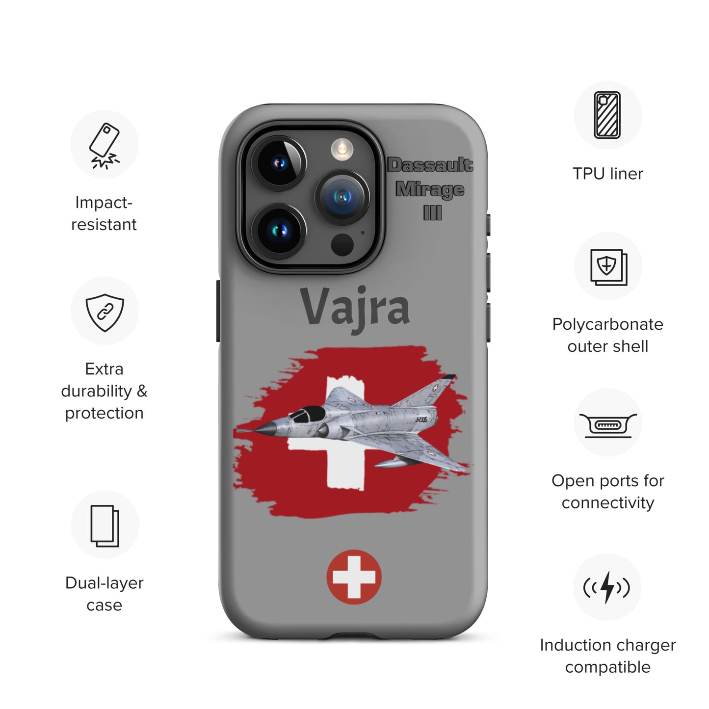 Swiss Mirage Patriot iPhone Case