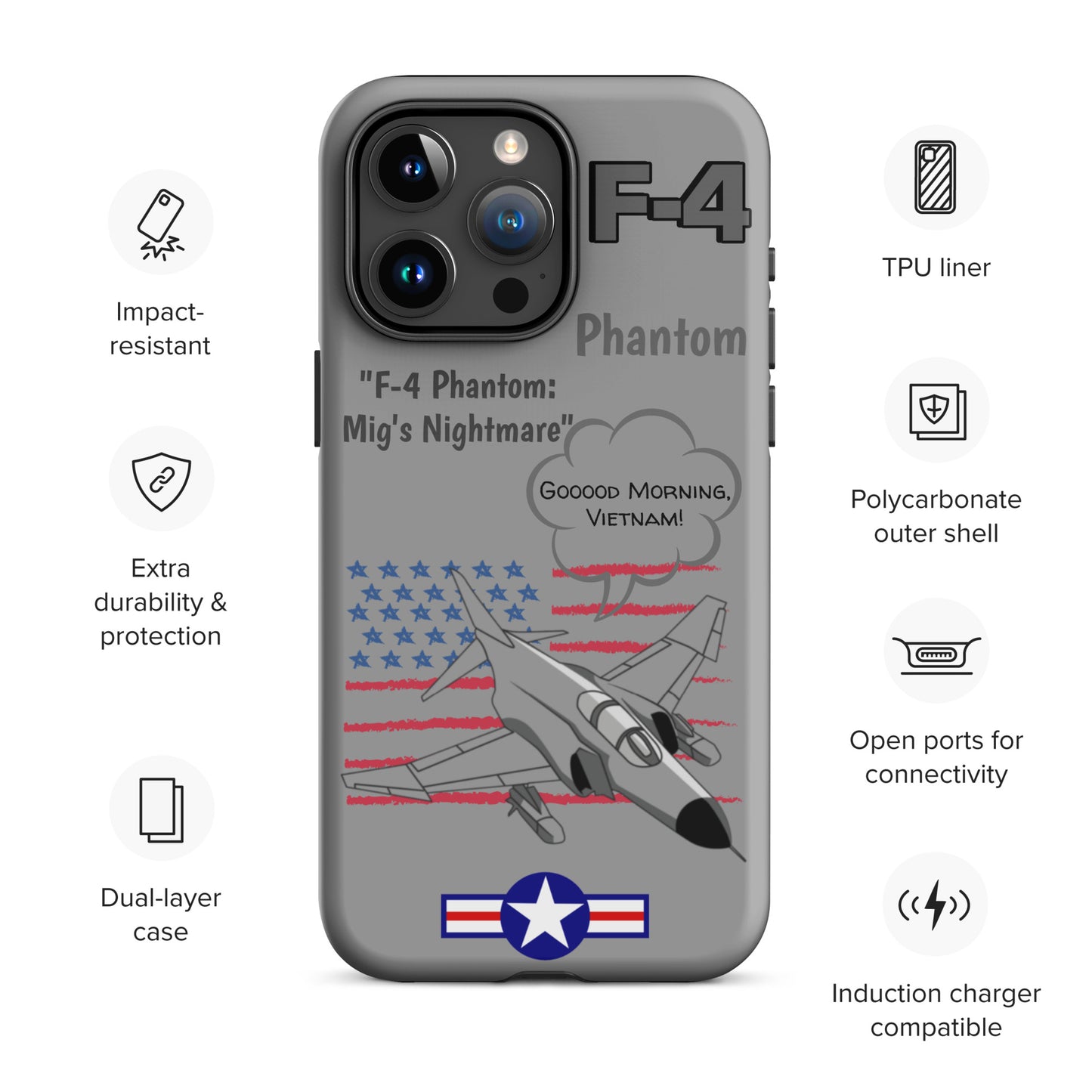Patriot Phantom iPhone Case