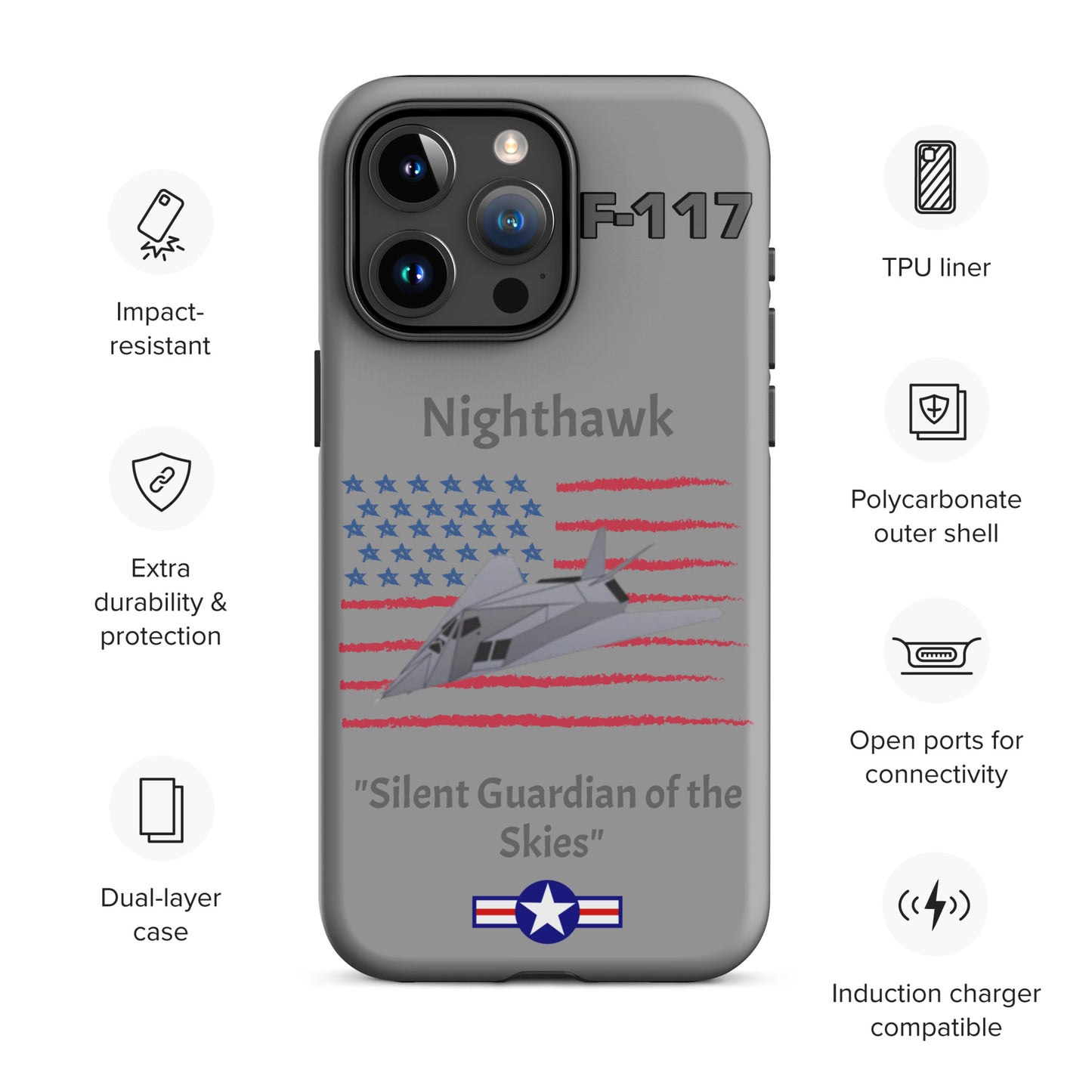 Nighthawk Patriot iPhone Case