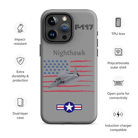 Nighthawk Patriot iPhone Case (Without Quotes)