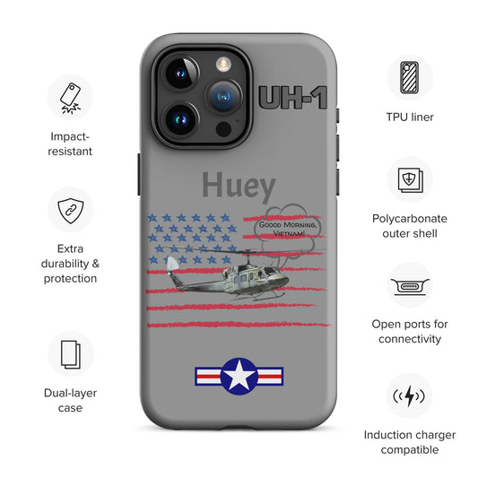 Huey Patriot iPhone Case (Without Quotes)