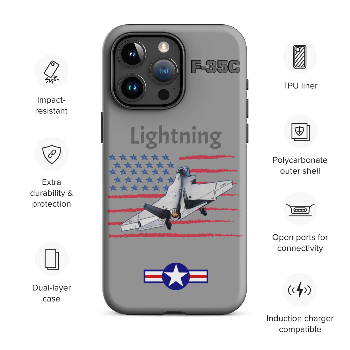 Wings Of Excellence iPhone Case (Without Quotes)