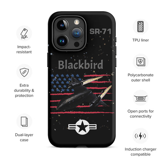 Blackbird Patriot iPhone Case (Without Quotes)
