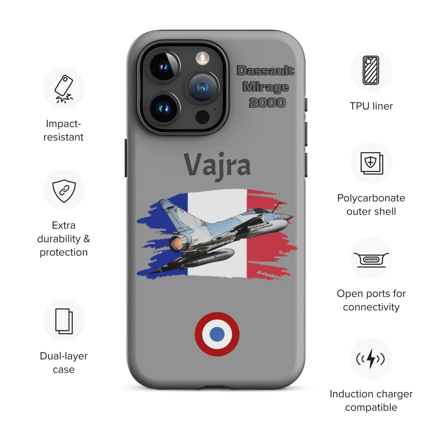 Mirage Patriot iPhone Case (Without Quotes)