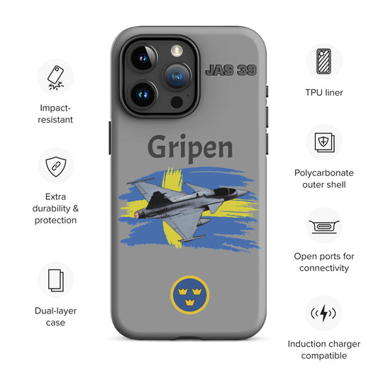 Gripen Patriot iPhone Case (Without Quotes)
