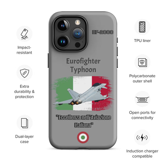 Italian Typhoon Patriot iPhone Case