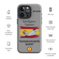 Spanish Typhoon Patriot iPhone Case