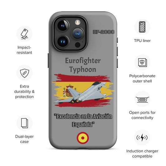 Spanish Typhoon Patriot iPhone Case