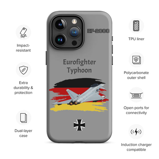 German Typhoon Patriot iPhone Case (Without Quotes)