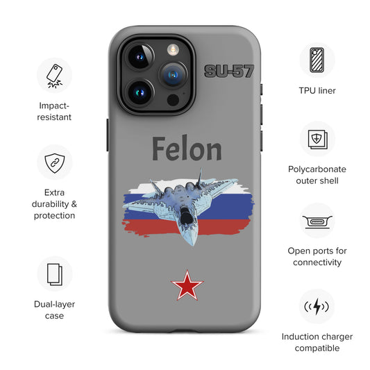 Felon Patriot iPhone Case (Without Quotes)