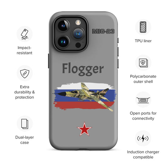 Flogger Patriot iPhone Case (Without Quotes)