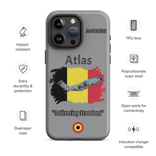 Belgian Atlas Patriot iPhone Case