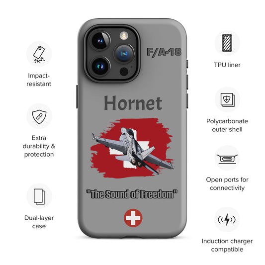 Swiss Hornet Patriot iPhone Case