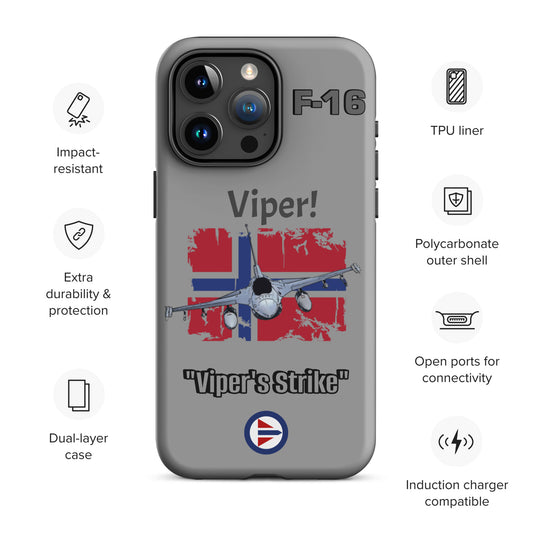Norwegian Viper Patriot iPhone Case