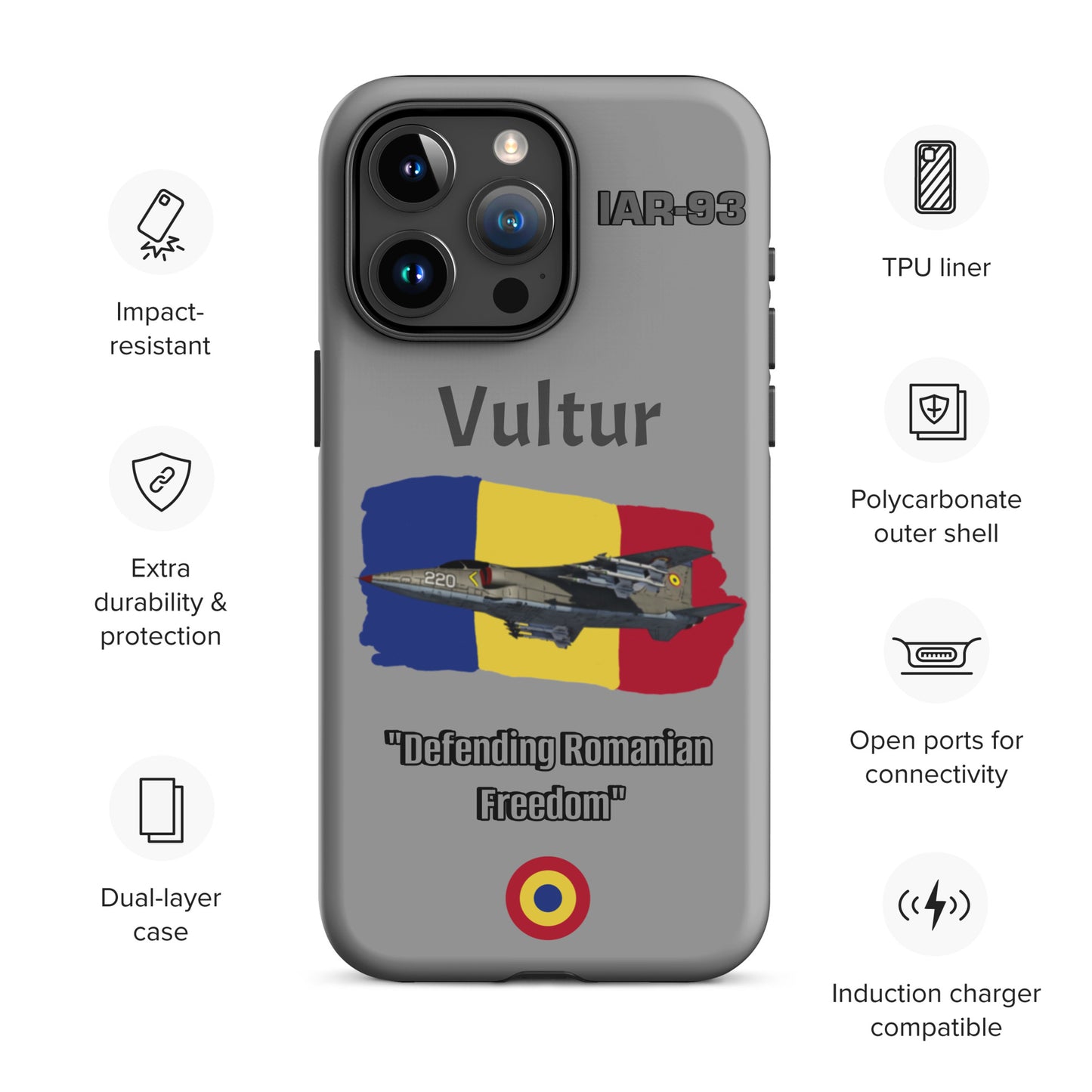 Vultur Patriot iPhone Case