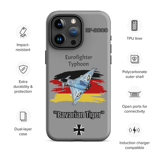 Bavarian Tiger Typhoon Patriot iPhone Case