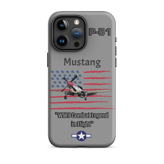 WWII Mustang Patriot iPhone Case
