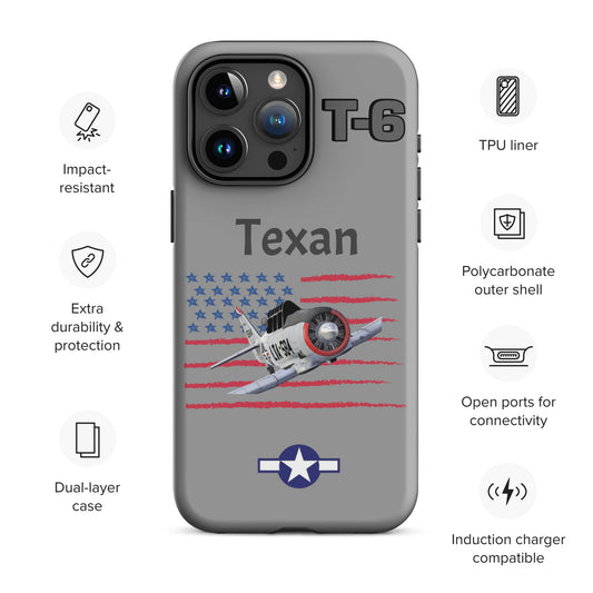 WWII Texan Patriot iPhone Case