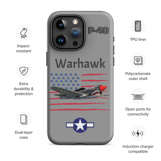 WWII Warhawk Patriot iPhone Case