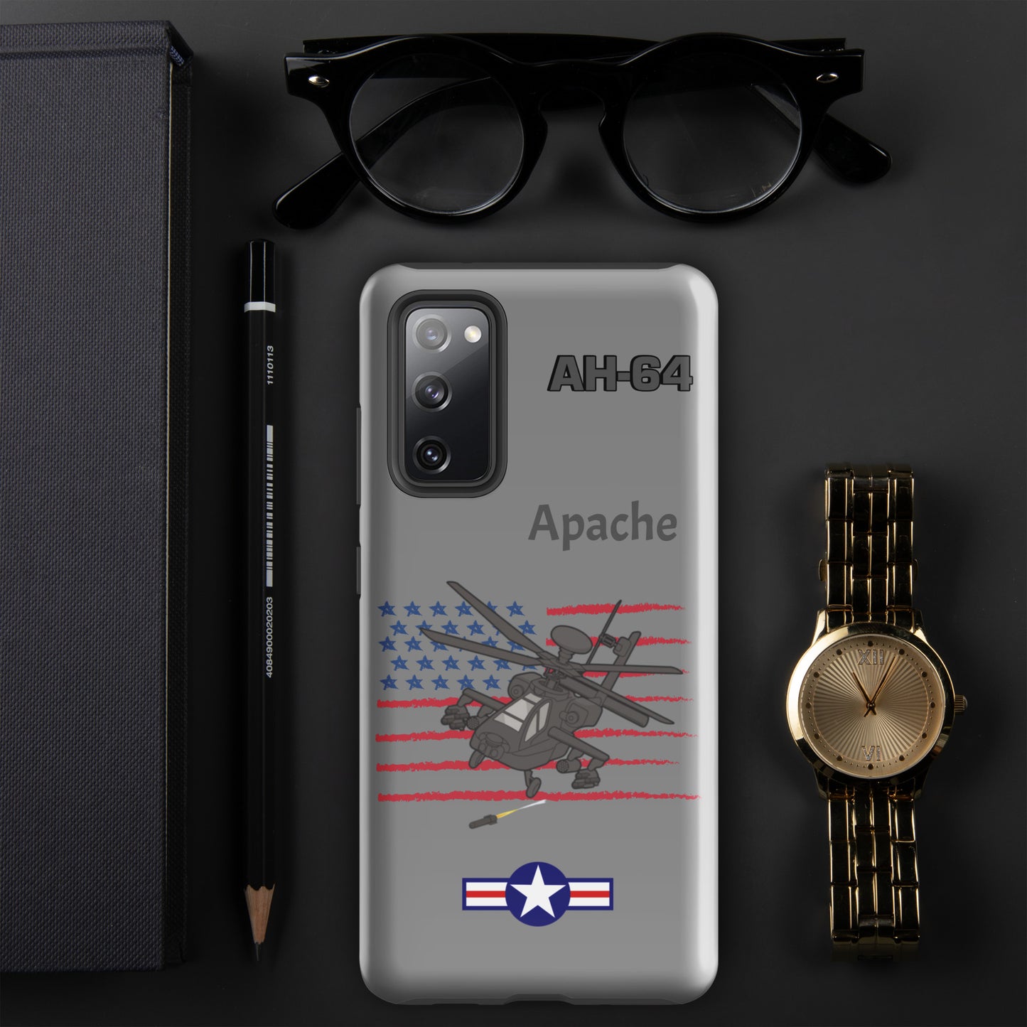 Apache Patriot Samsung Case (Without Quotes)