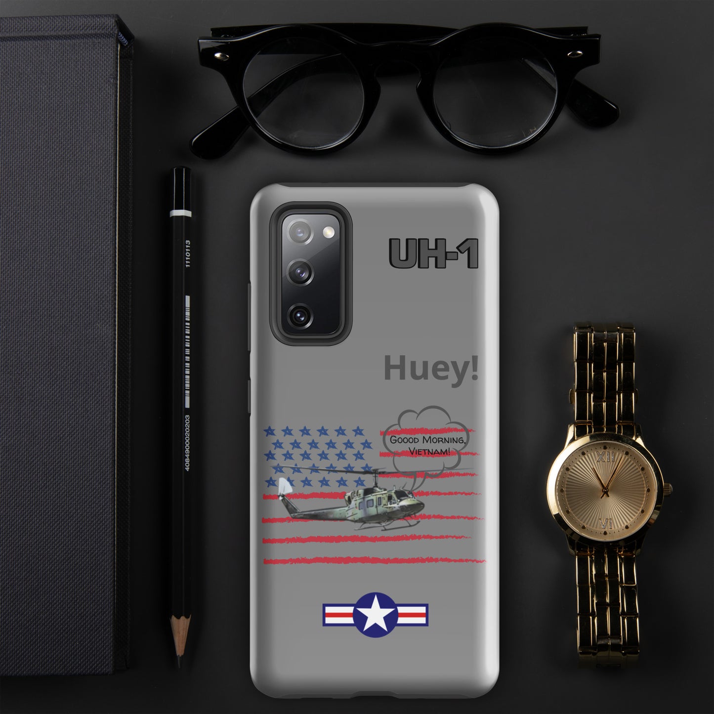 Huey Patriot Samsung Case (Without Quotes)