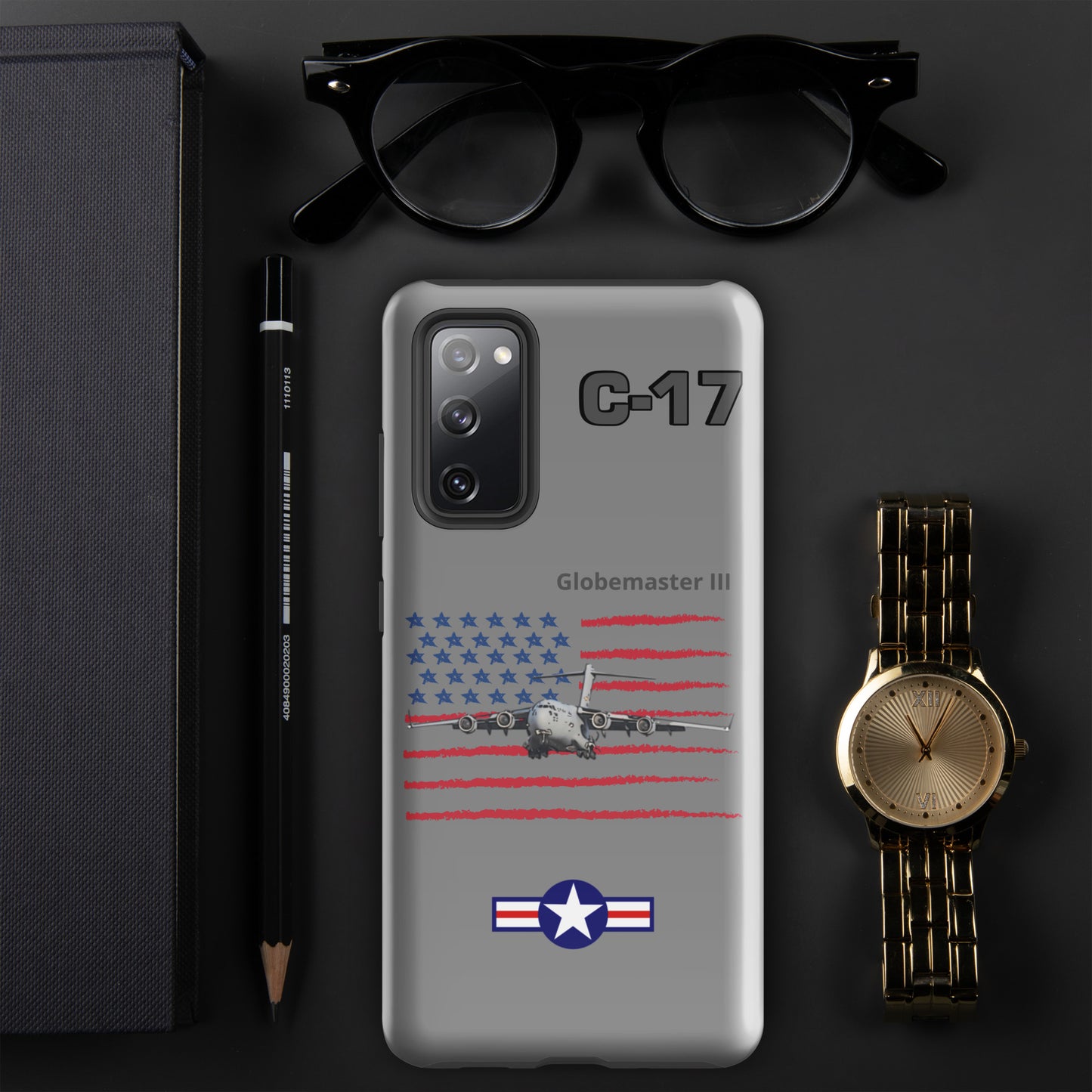 Globemaster Patriot Samsung Case (Without Quotes)