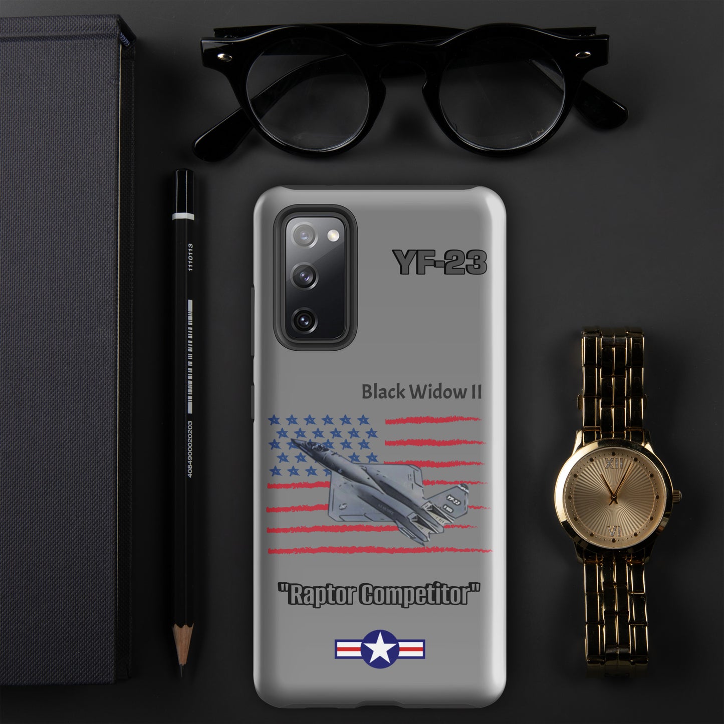 Black Widow Patriot Samsung Case