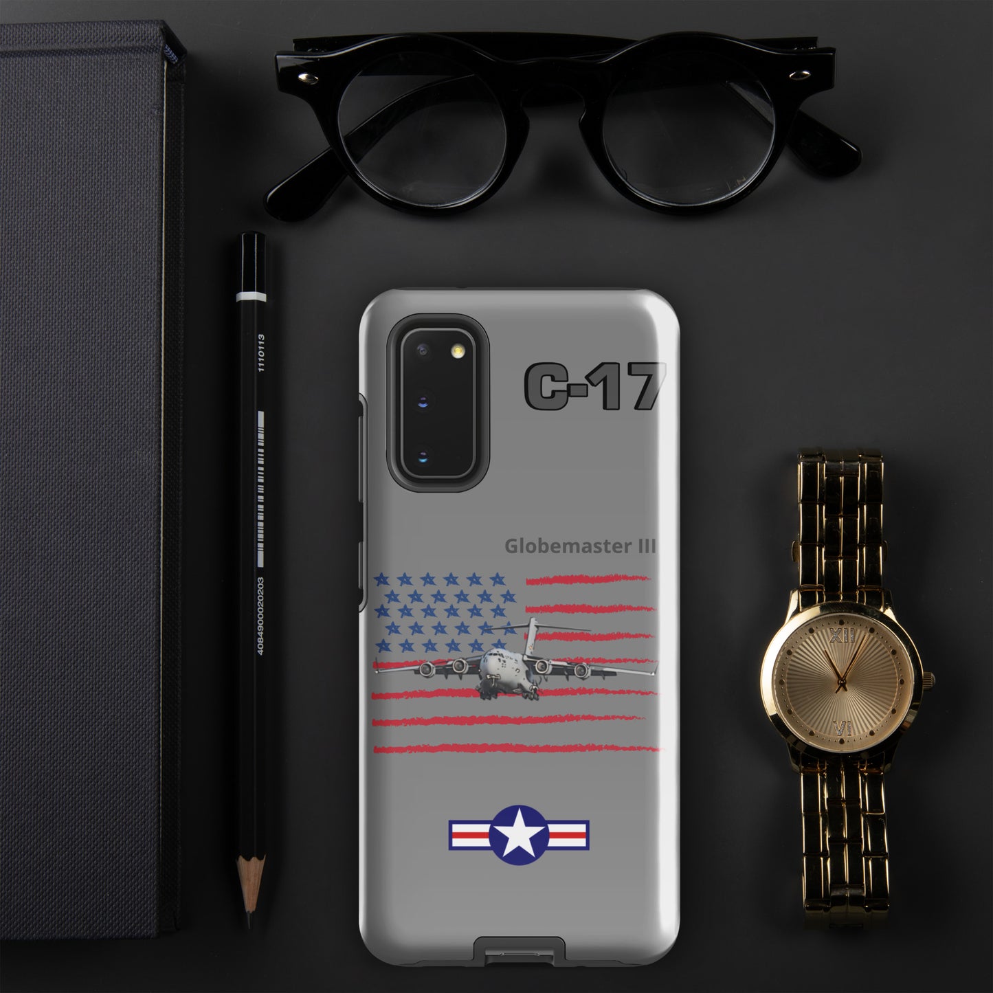 Globemaster Patriot Samsung Case (Without Quotes)